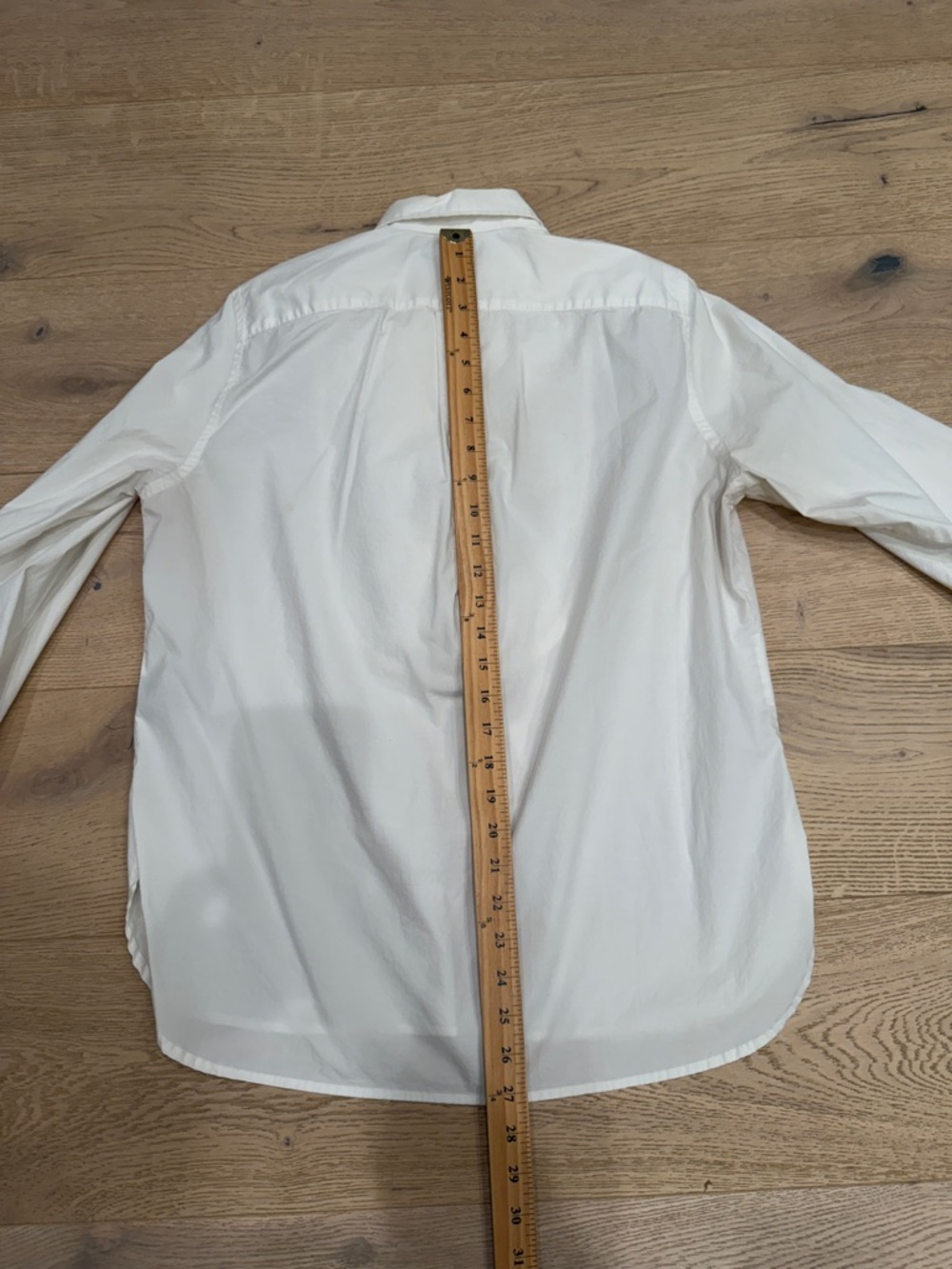 Lauren Ralph Lauren Ruffle Blouse Ruffle Cuffs White Women's Size Medium - Picture 6 of 8
